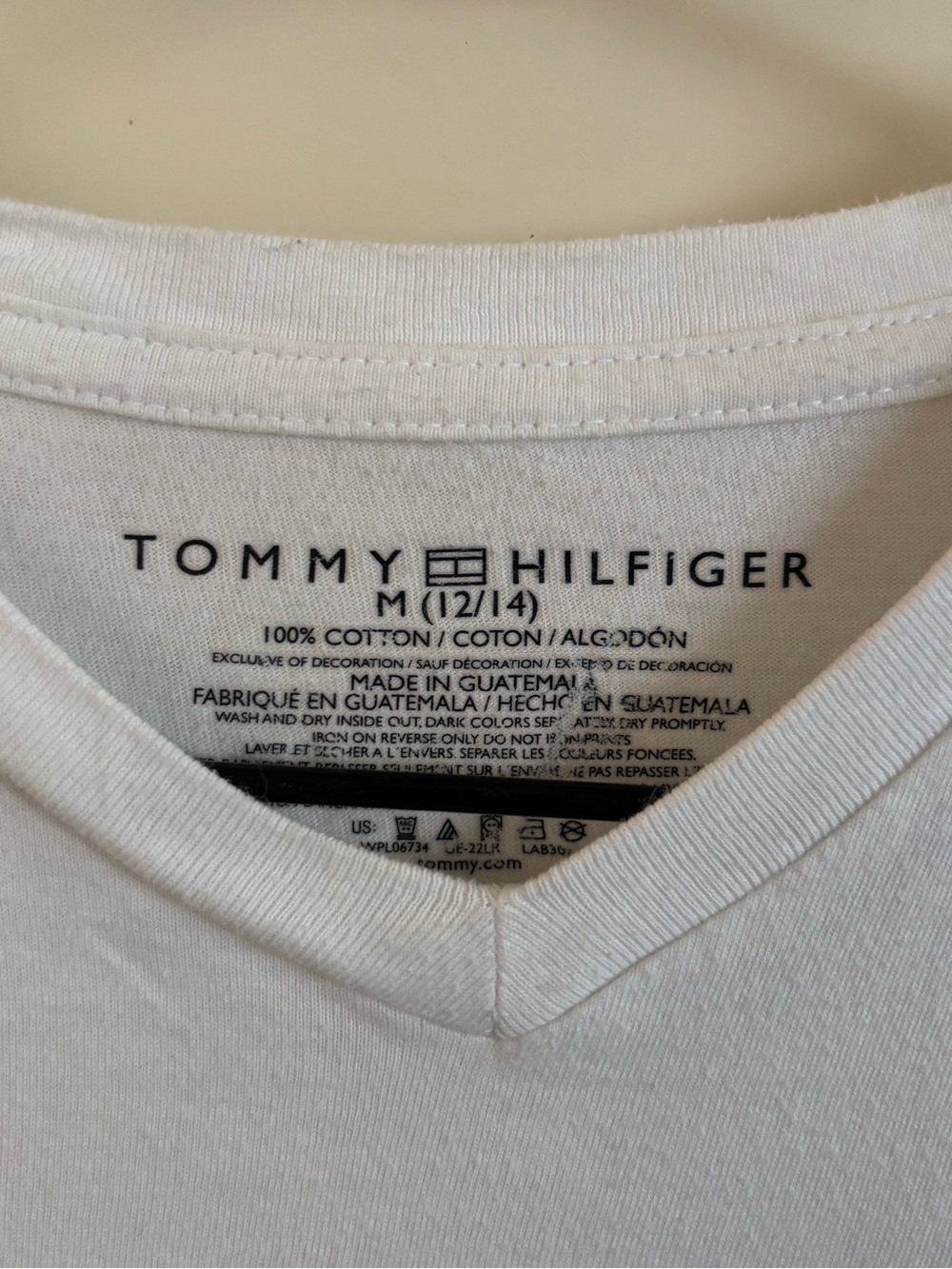 Boys Tommy Hilfiger Striped T-Shirt - Picture 3 of 3